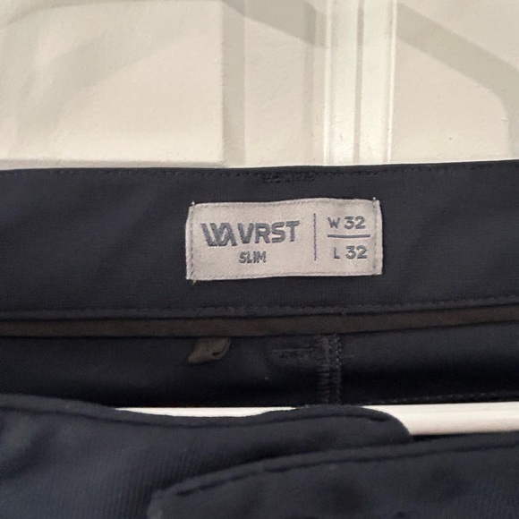 VRST Limitless Pants Men's 32x32 4-way Stretch Slim Fit 5 Pocket Flexible Navy - Picture 3 of 10